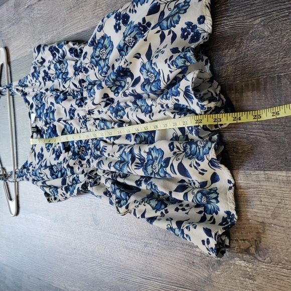 Floral Playsuit, Jumpsuit, Romper Shorts with Adjustable Straps size Women's 10 - Picture 9 of 11